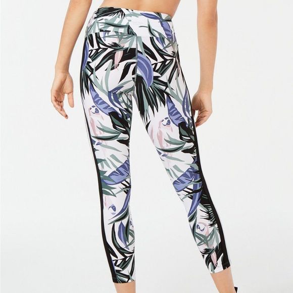 Calvin Klein Performance Wide-Stripe Leggings - Picture 2 of 9